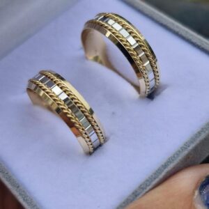 Aliança Bodas de Prata X 10k - Imagem 2