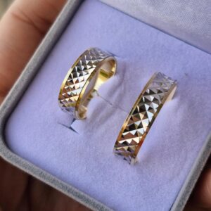 Aliança Bodas de Prata XII 18K - Imagem 2