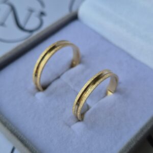 Aliança Canastra 3mm 18k - Imagem 1