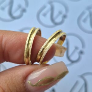 Aliança Canastra 3mm 18k - Imagem 4