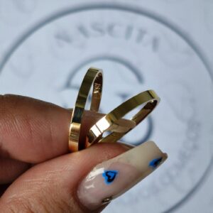 Aliança Elegancy II 2mm 18K - Imagem 1