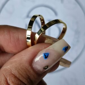 Aliança Elegancy II 2mm 18K - Imagem 2
