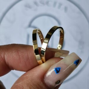 Aliança Elegancy II 2mm 18K - Imagem 3