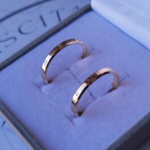Aliança Sofia Rosê 18k - Imagem 1