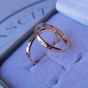 Aliança Sofia Rosê 18k - Imagem 2