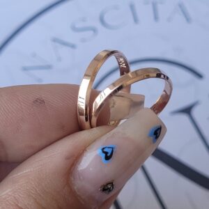 Aliança Sofia Rosê 18k - Imagem 8