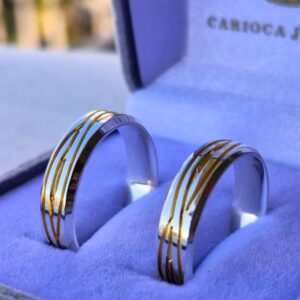 Aliança Bali 5mm Infinito Banhado à Ouro 24K - Imagem 4
