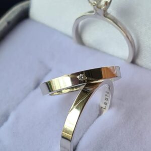 Aliança Blanca 2mm - Imagem 2