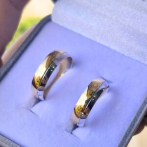 Aliança Bodas de Prata VI 18k - Imagem 4