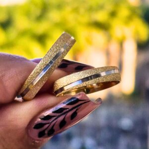 Aliança Bodas de Prata VII 18k - Imagem 1