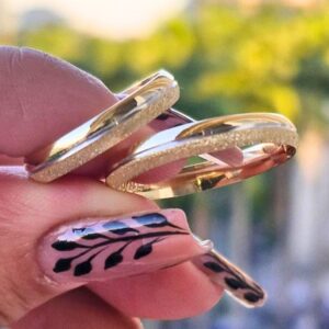 Aliança Bodas de Prata VIII 10K - Imagem 1