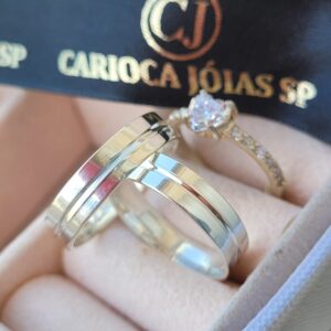 Aliança Canastra Polida 4mm - Imagem 2
