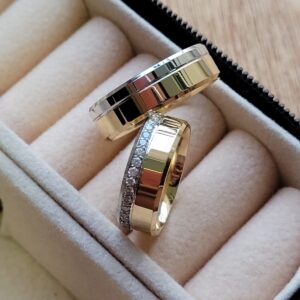 Aliança Celebration Gold 18k - Imagem 1