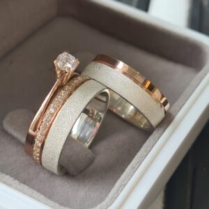 Aliança Deluxe Rosê ll - Imagem 1