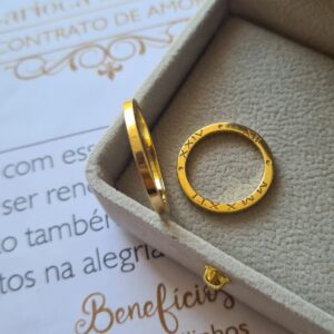 Aliança Elegancy I 2mm 10K - Imagem 1