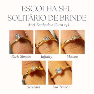 Aliança Lia 2mm Ouro 10K com forro de aço - Imagem 8