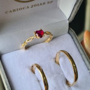Aliança Katerin Ouro 18K - Imagem 5