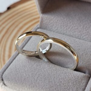 Aliança Lia 3mm Ouro 18K - Imagem 1