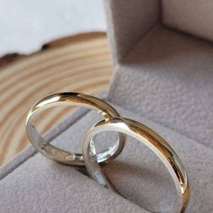 Aliança Lia 3mm Ouro 18K - Imagem 3