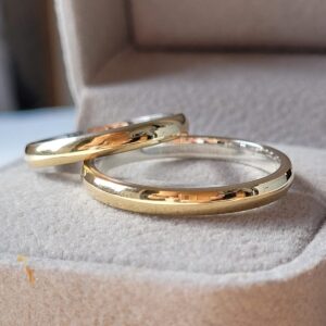 Aliança Lia 3mm Ouro 18K - Imagem 5