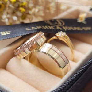Aliança Loretta 6mm 18K - Imagem 4
