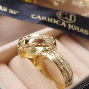 Aliança Serena 6mm 18K - Imagem 3