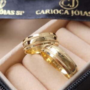 Aliança Serena 6mm 18K - Imagem 4