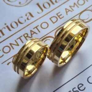 Aliança Shine 6,5mm 10k - Imagem 6