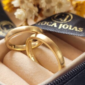 Aliança Smooth 3mm 18k - Imagem 3