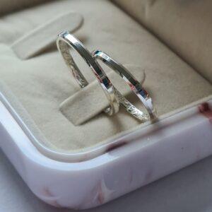 Aliança Sofia III 2mm polida e diamantada - Imagem 4