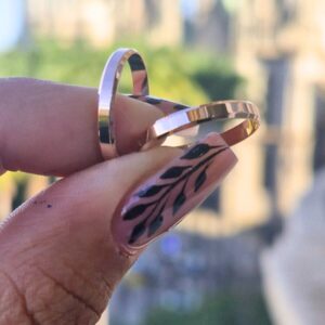 Aliança Sofia Rosê 18k - Imagem 3