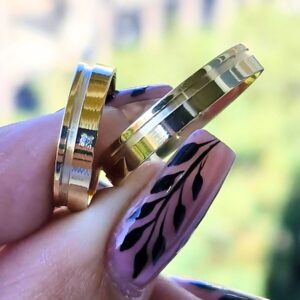 Aliança Viena Polida 4.5mm 18K - Imagem 4