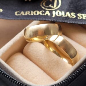 Aliança Smooth 6mm 18k - Imagem 2